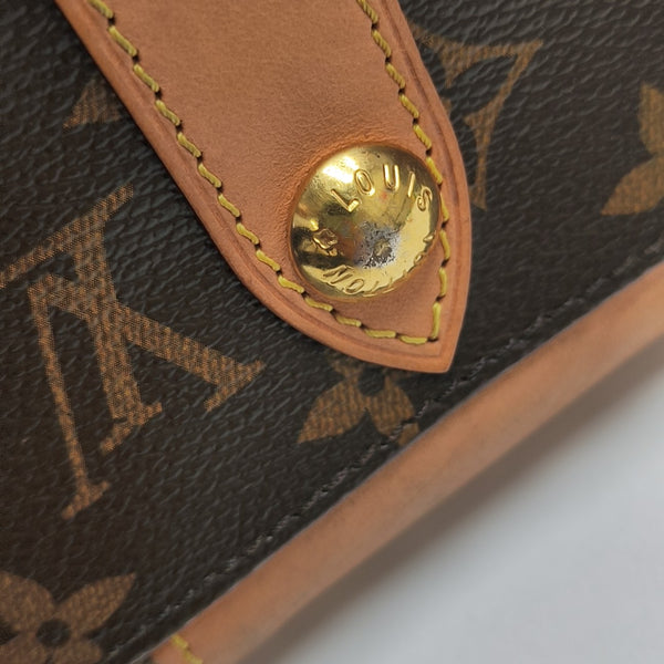 RETIRO GM Monogram Coated Canvas Brown