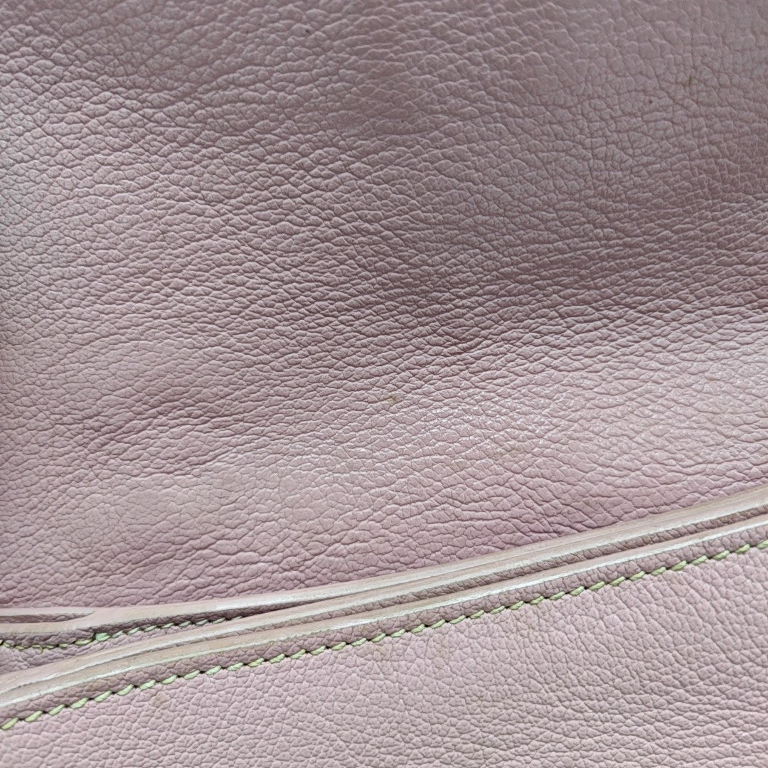 Calfskin Shoulder Bag Pink