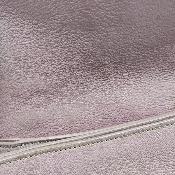Calfskin Shoulder Bag Pink