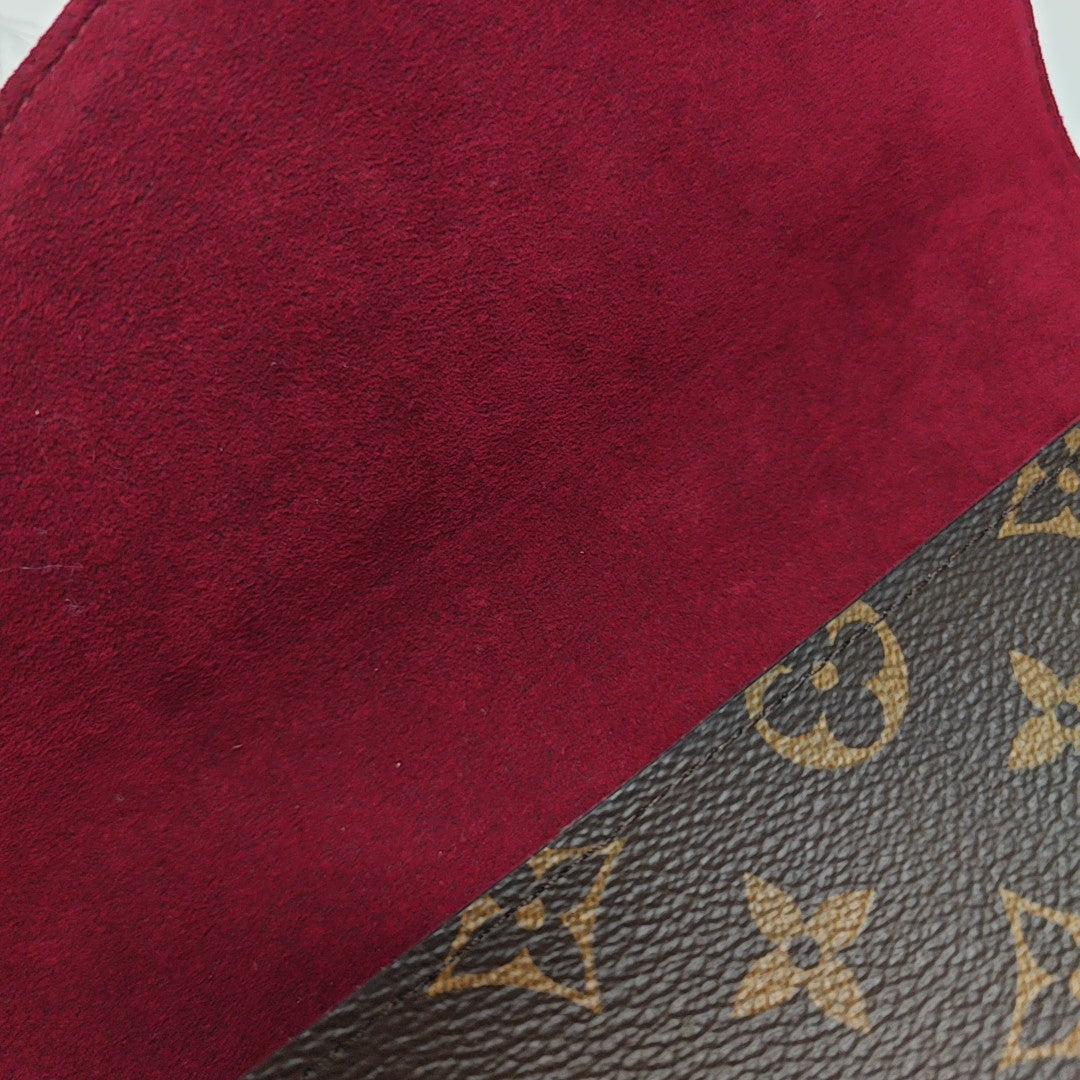 FÉLICIE Monogram Coated Canvas Brown