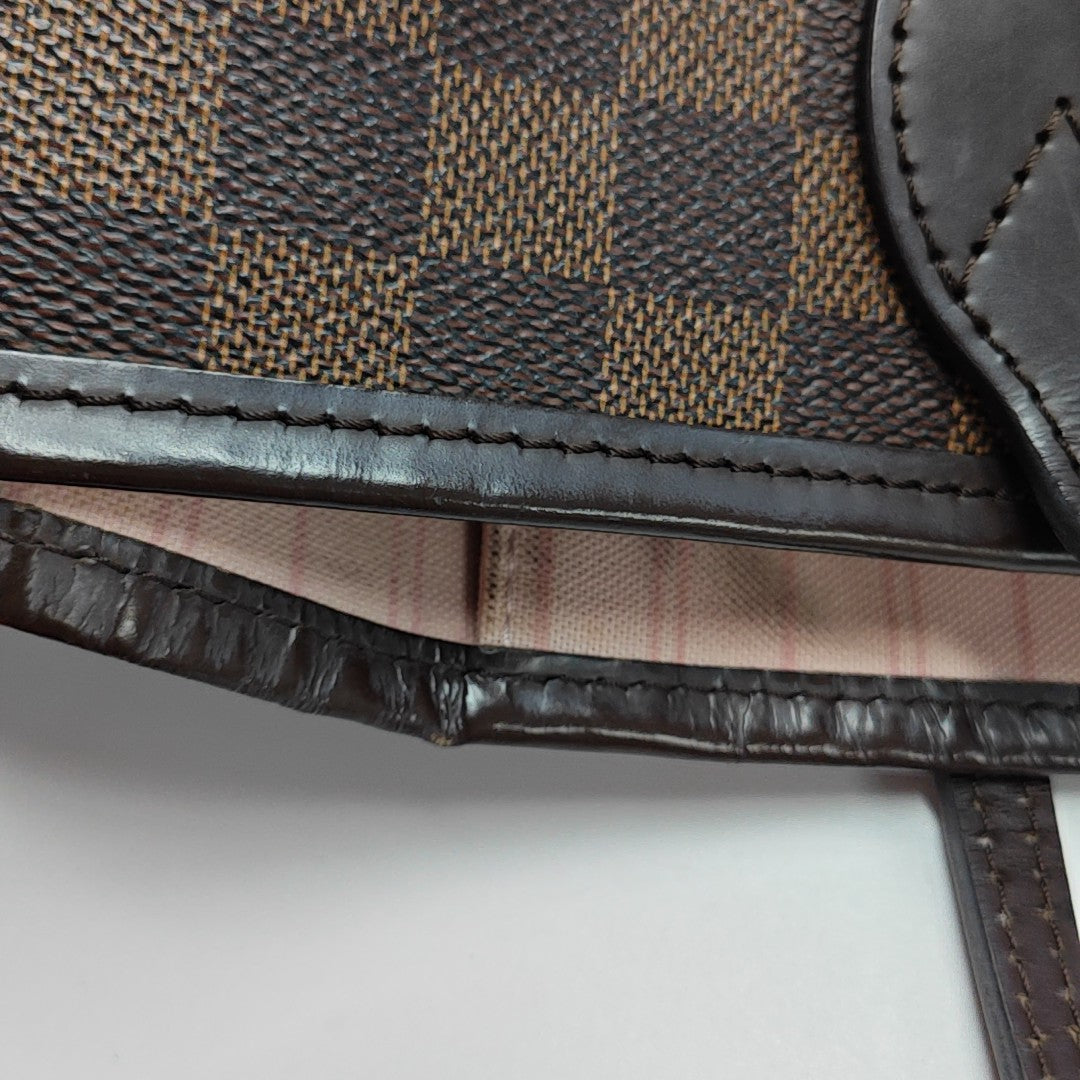 NEVERFULL MM Damier Ebene Coated Canvas Brown