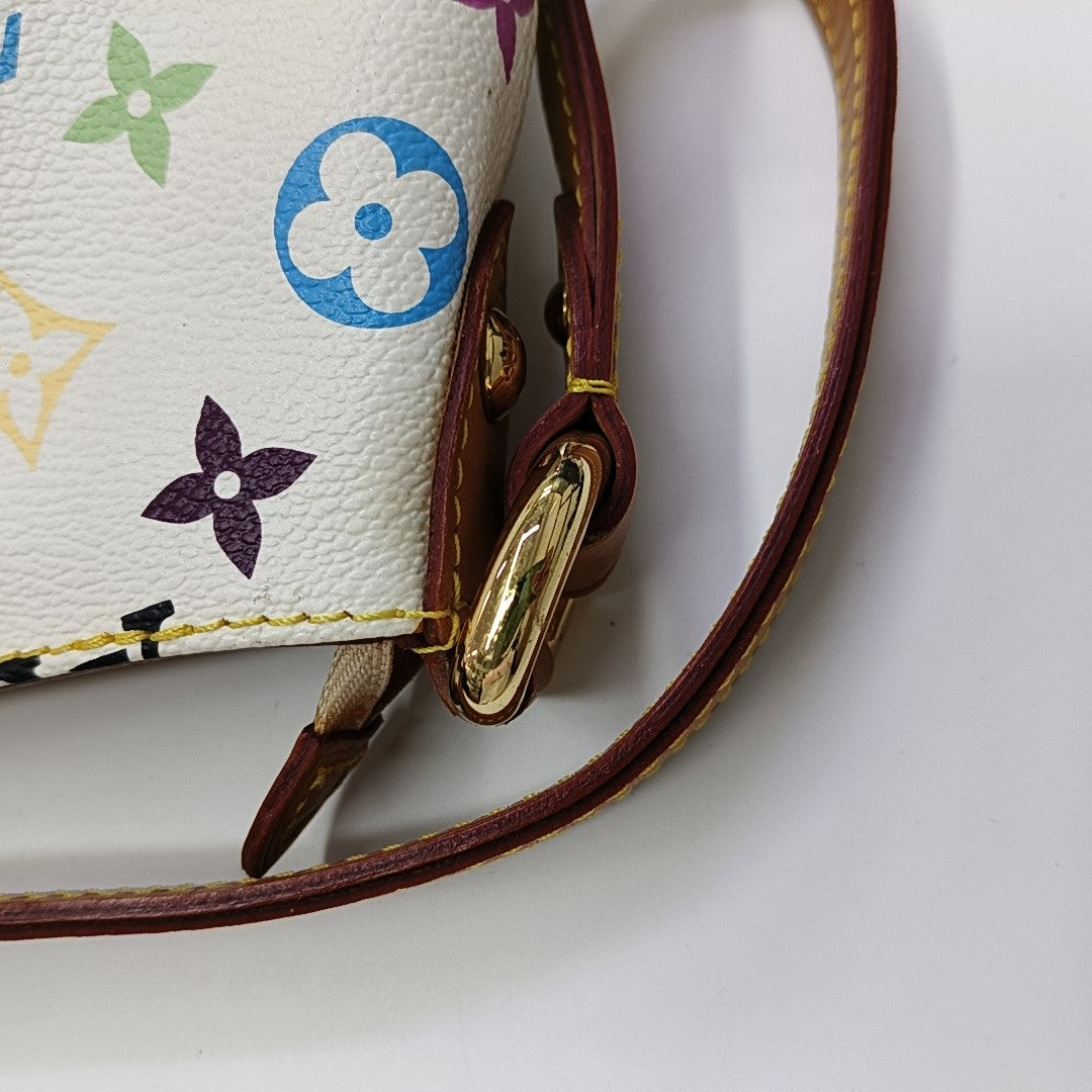 LV × TM ELIZA Monogram Coated Canvas White