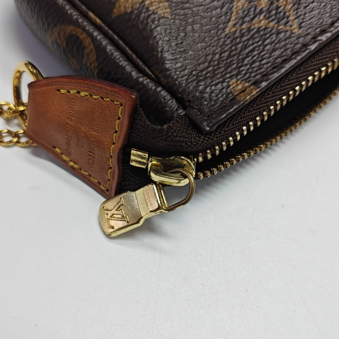 ACCESSOIRES Mini Monogram Coated Canvas Brown
