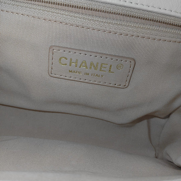 CLASSIC FLAP Mini Quilted Lambskin White