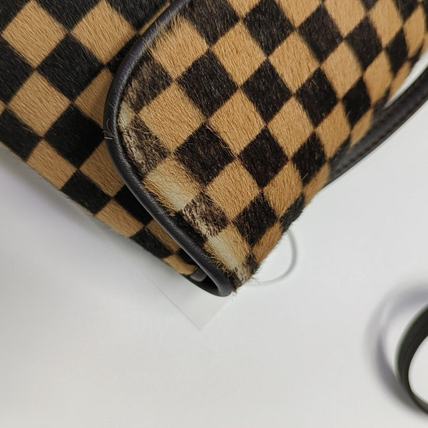 GAZELLE Damier Ebene Horsehair Brown