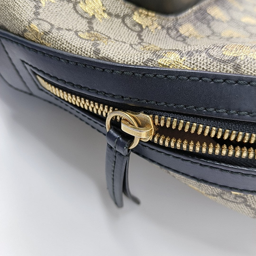 Eden Monogram Coated Canvas Beige