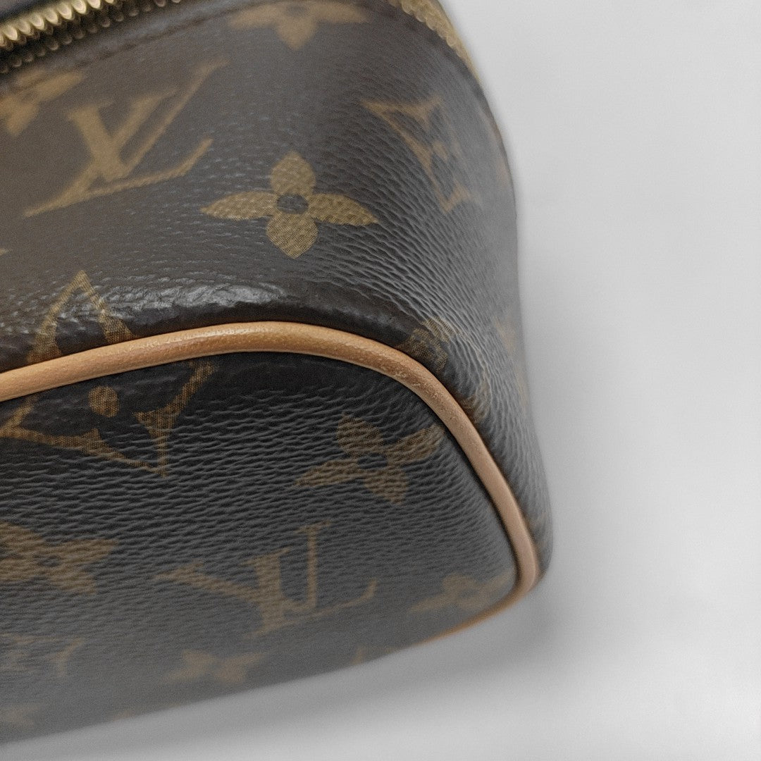NICE Super Mini Monogram Coated Canvas Brown