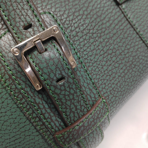 Calfskin Top Handle Bag Green
