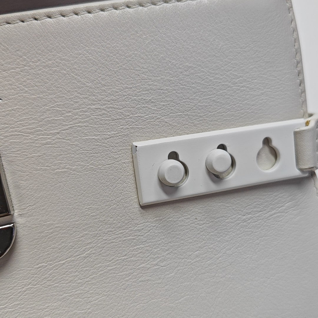 Tempête Small Calfskin White