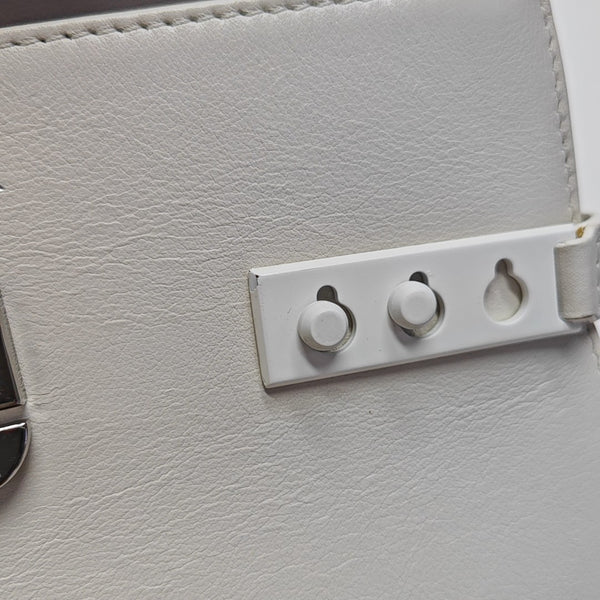 Tempête Small Calfskin White