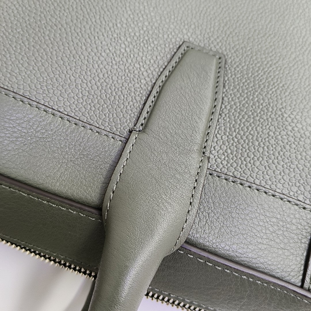Calfskin Top Handle Bag Green