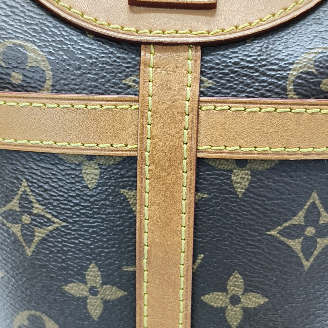 DUFFLE Monogram Coated Canvas Brown
