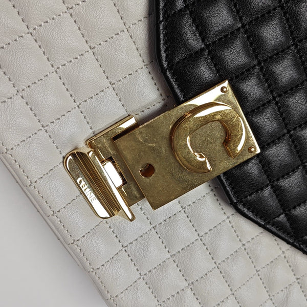 C Medium Quilted Calfskin Multicolor