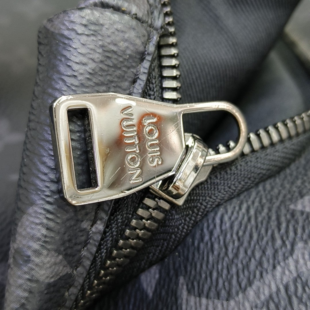 DISCOVERY Monogram Coated Canvas Gray
