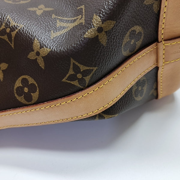 NOÉ BB Monogram Coated Canvas Brown