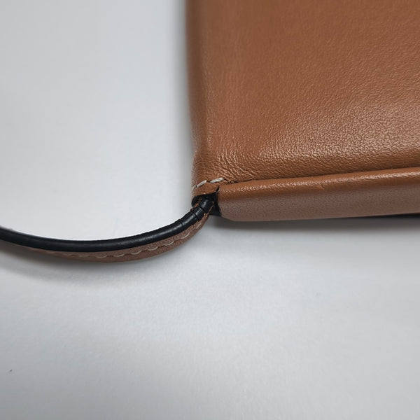 Heel Small Calfskin Brown