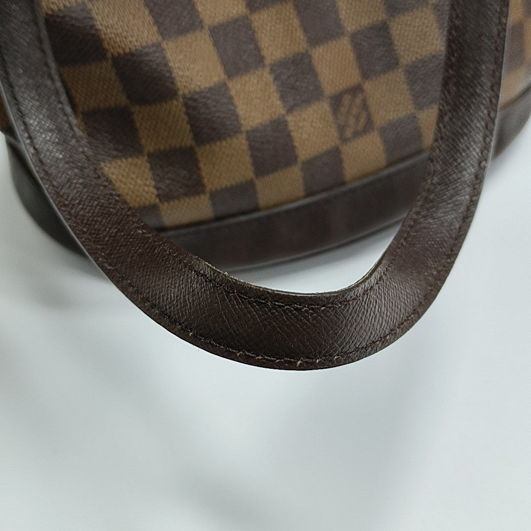 BUCKET PM Damier Ebene Coated Canvas Brown