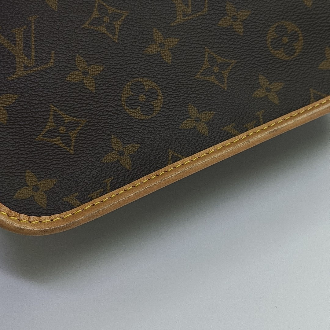 DIANE Monogram Coated Canvas Brown