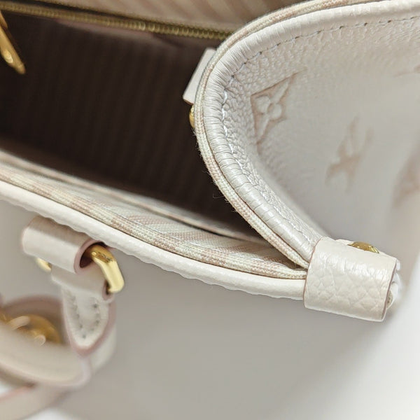 ONTHEGO PM Monogram Calfskin Beige