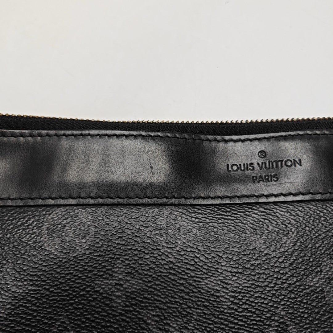 DISCOVERY Monogram Coated Canvas Gray
