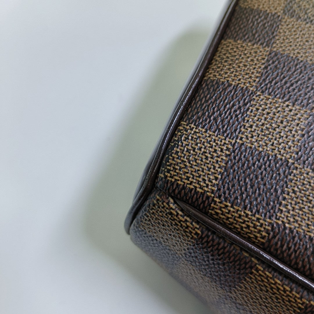 IPANEMA PM Damier Ebene Coated Canvas Brown