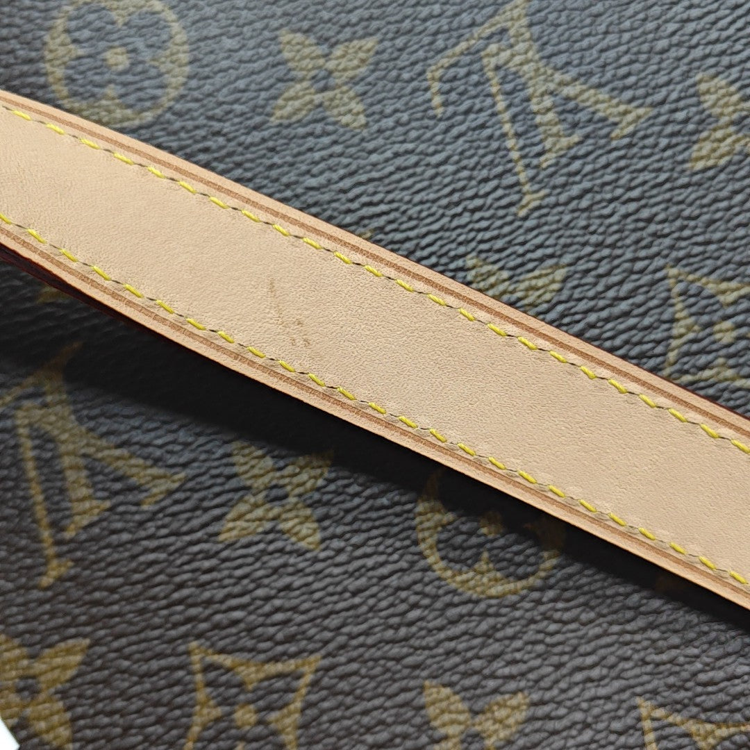 BATIGNOLLES MM Monogram Coated Canvas Brown