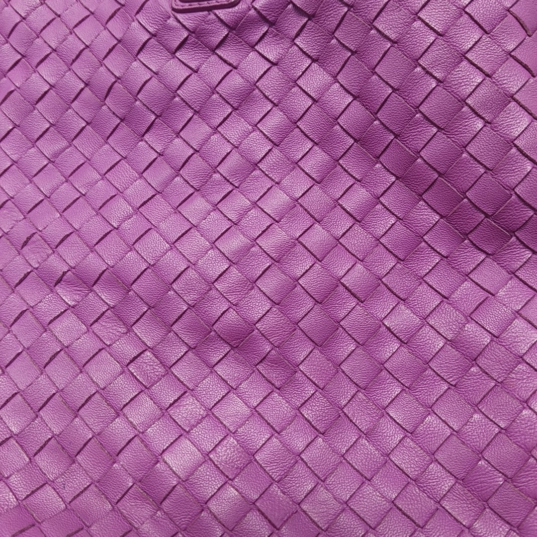 Calfskin Shoulder Bag Purple