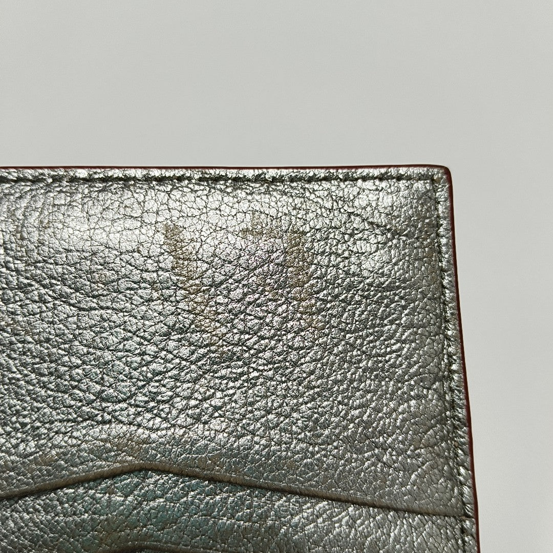 Love Lambskin Gray Card Holder