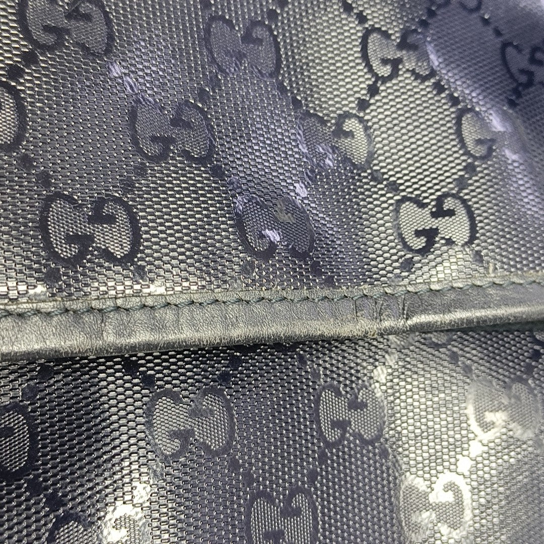 Signature Monogram Coated Canvas Blue