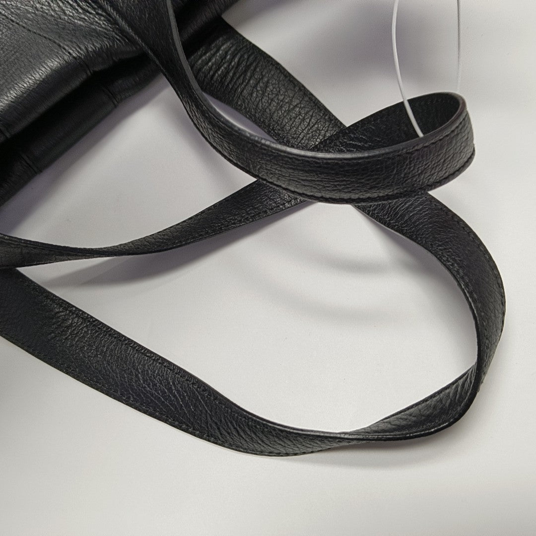 Leather Tote Bag Black