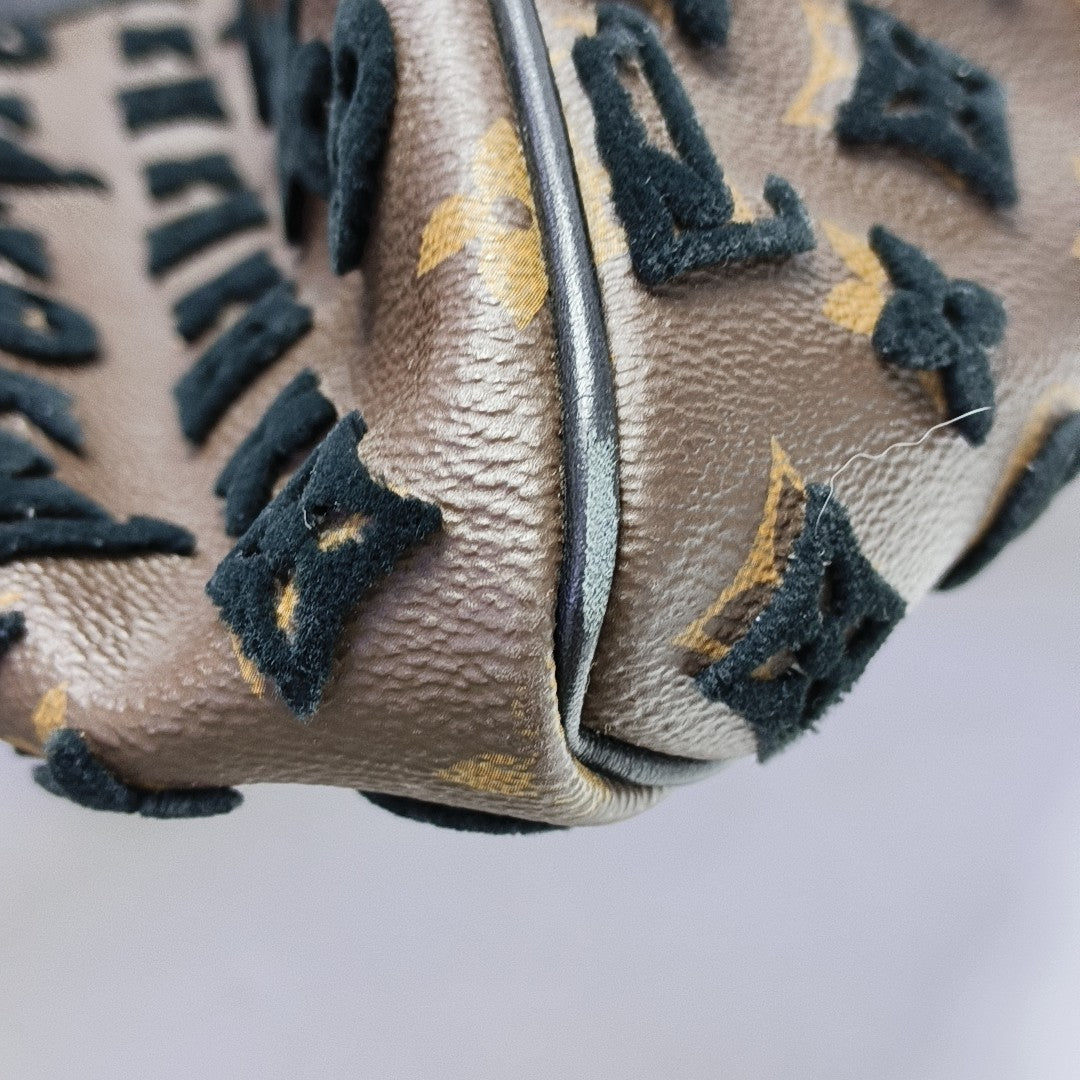 KEEPALL 50 Lona recubierta Monogram Marrón
