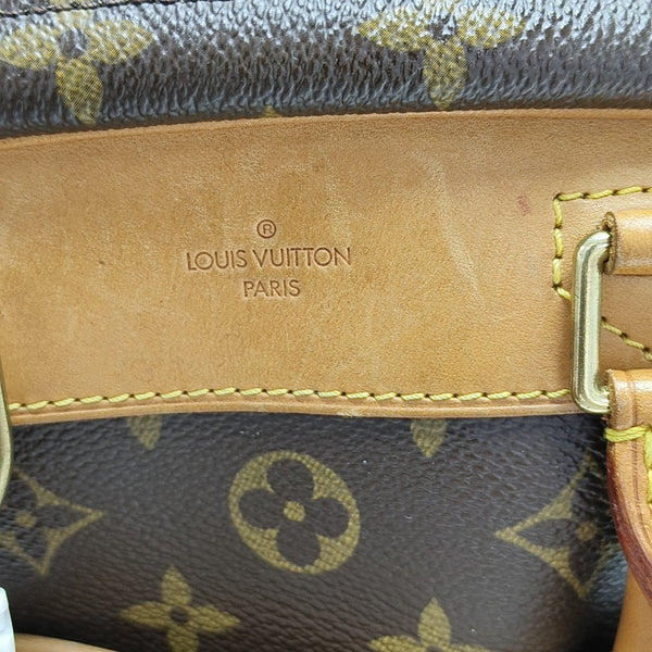 DEAUVILLE Monogram Coated Canvas Brown