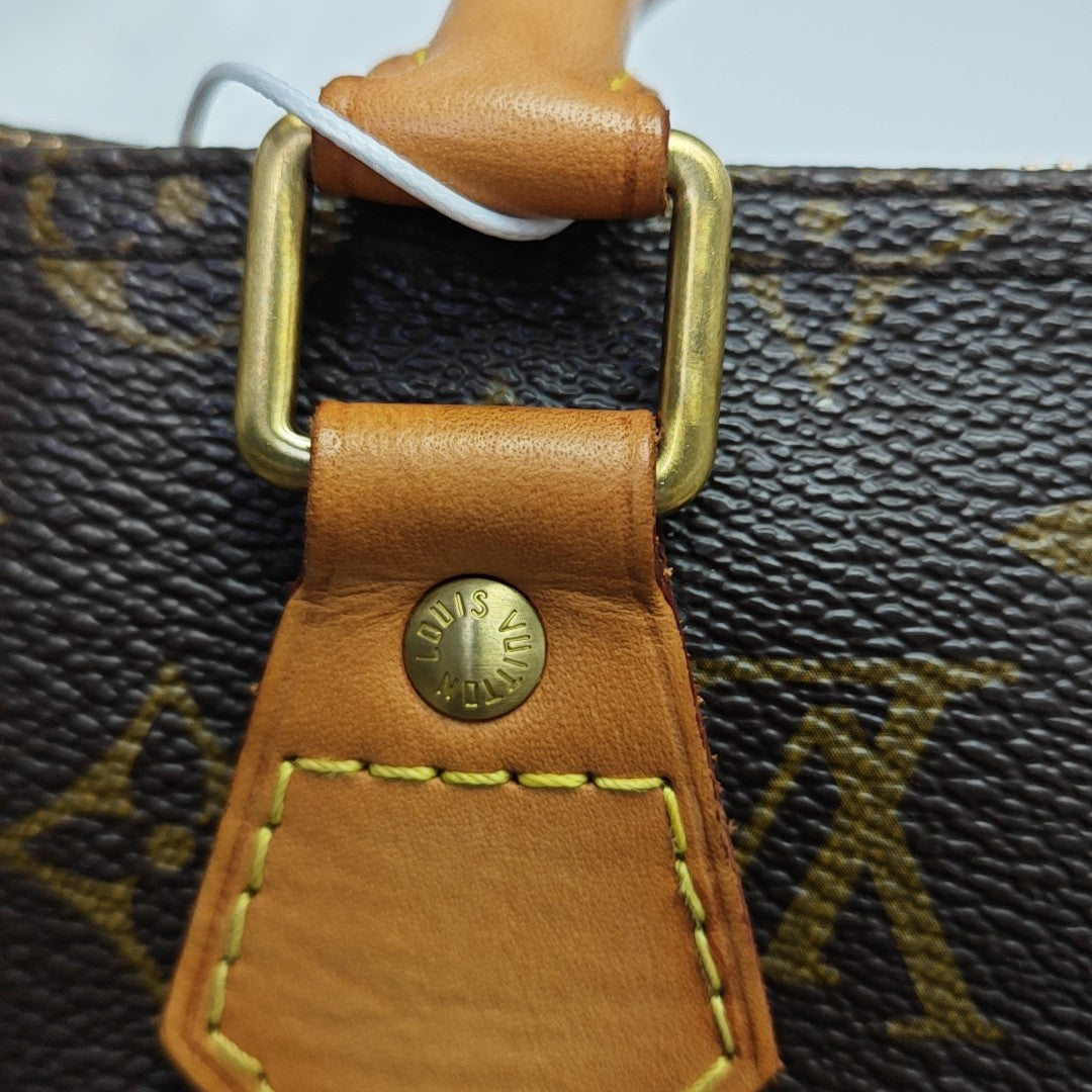 SPEEDY 35 Monogram Coated Canvas Brown