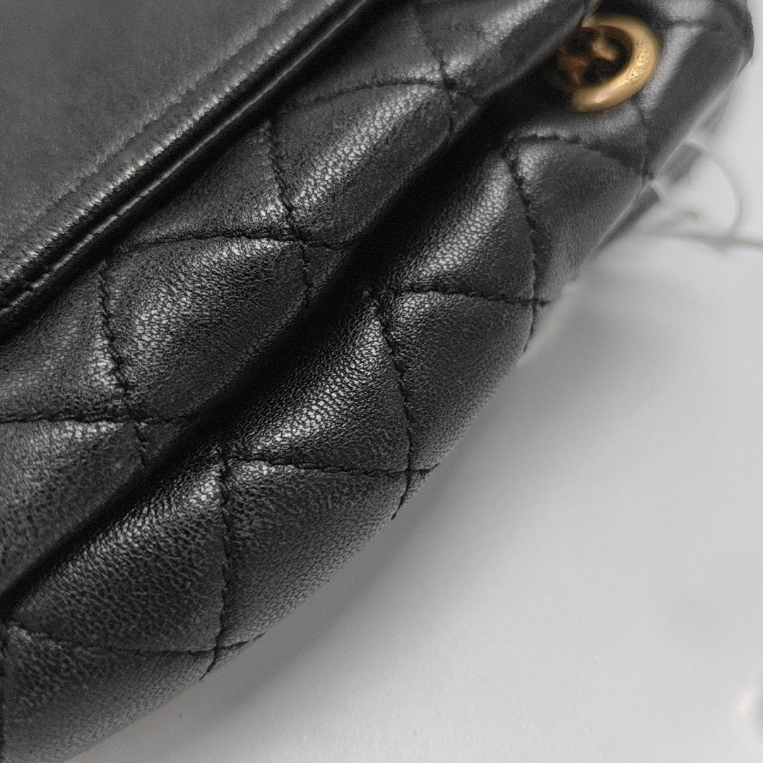 NOLITA Mini Quilted Lambskin Black