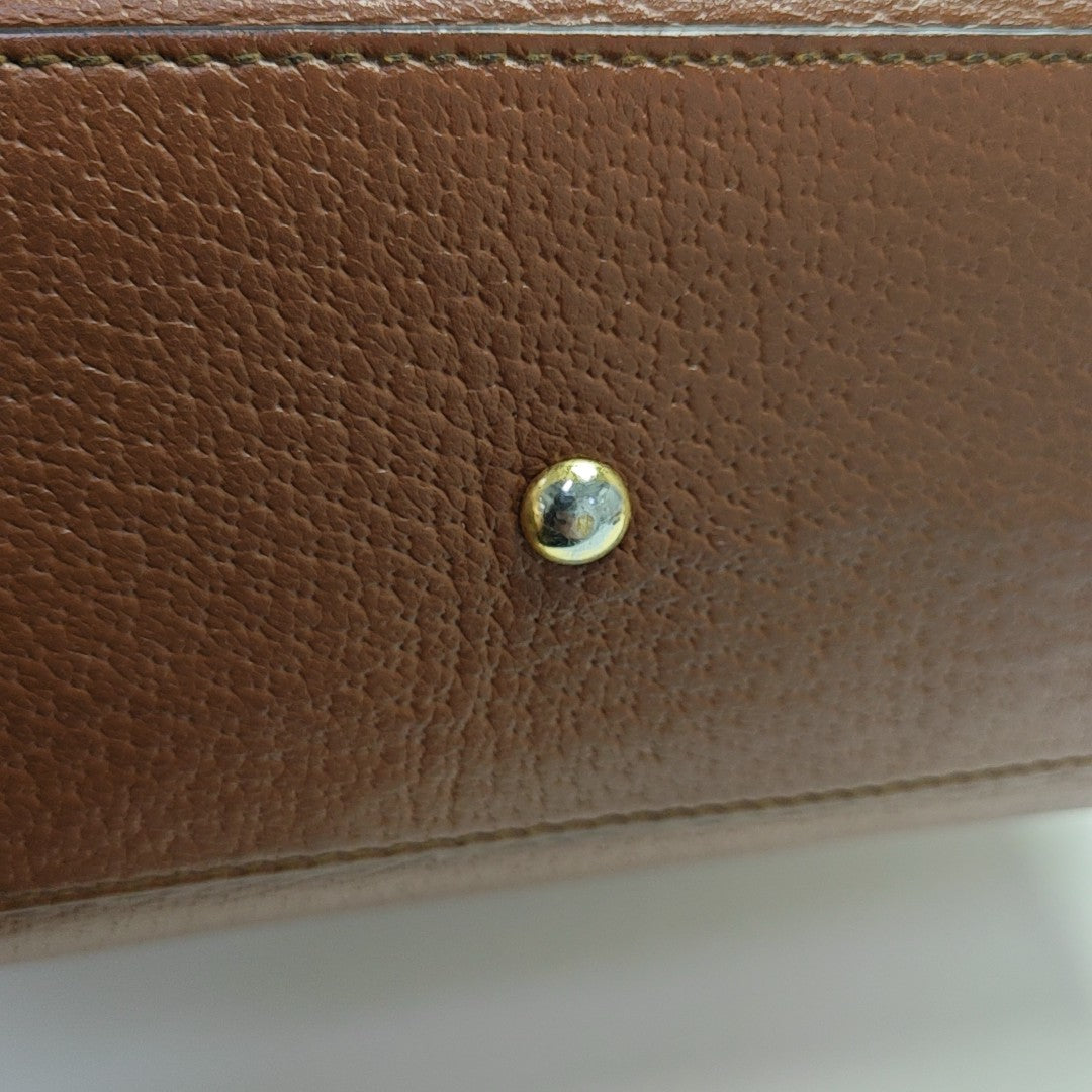 Diana Small Calfskin Brown