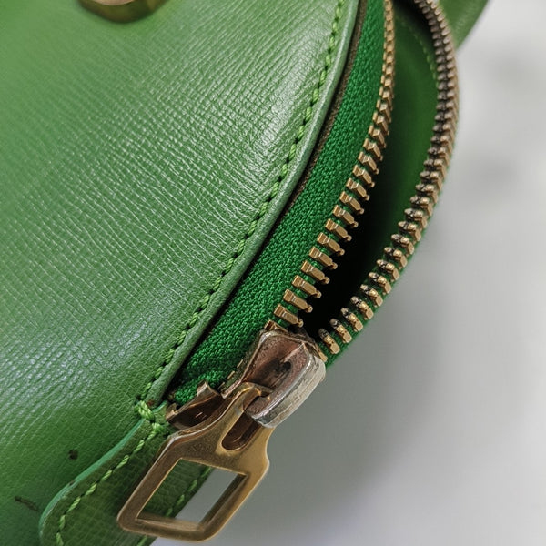 Calfskin Top Handle Bag Green