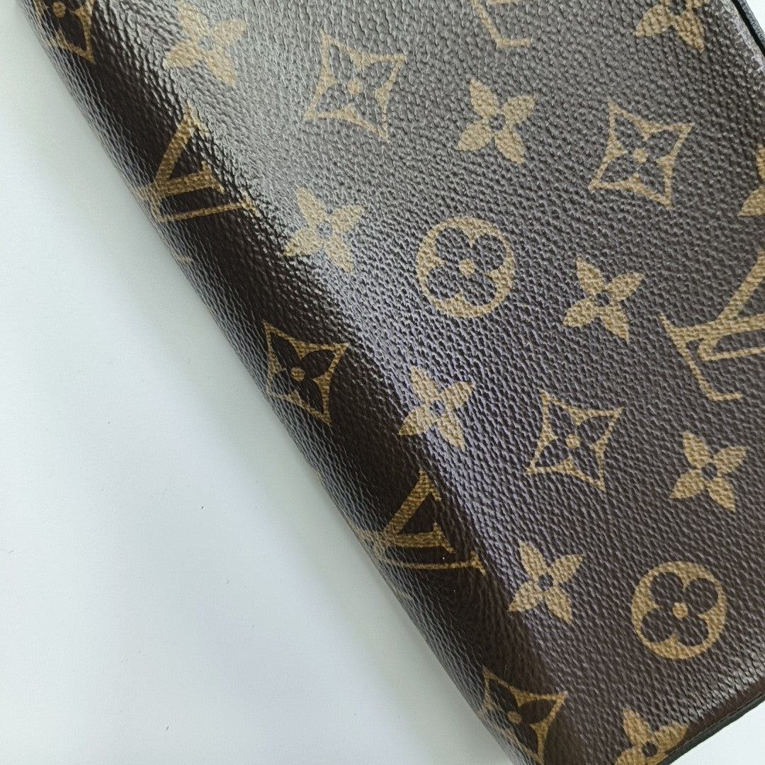 FÉLICIE Monogram Coated Canvas Brown