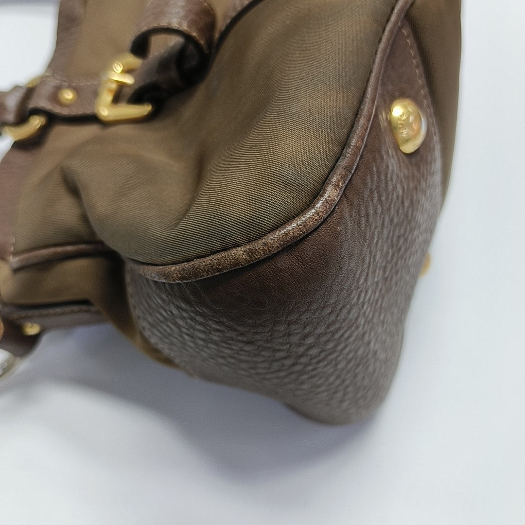 Gaufre Nylon Brown