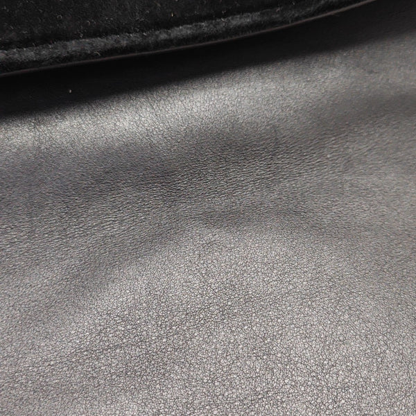 GG Marmont Large Quilted Velvet Black