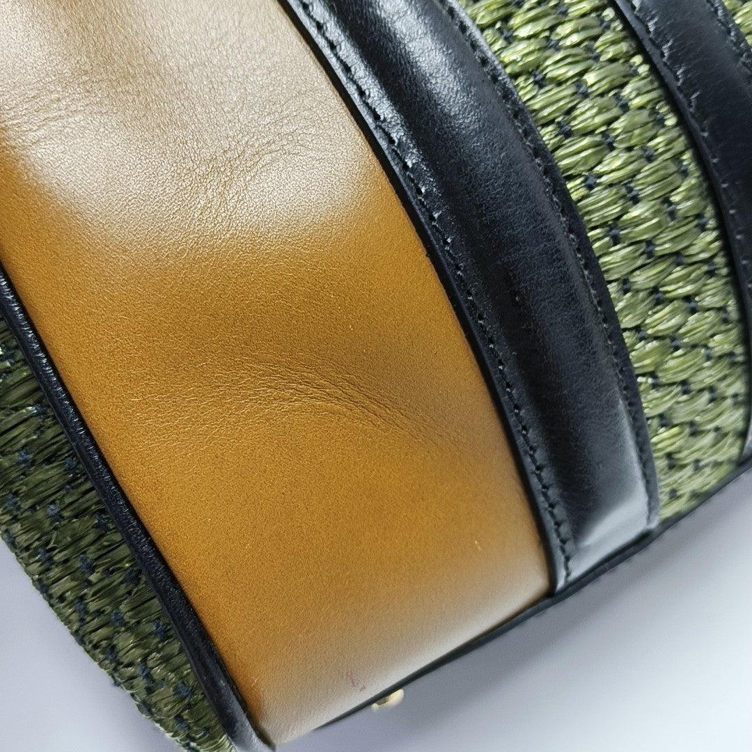 Calfskin Shoulder Bag Multicolor