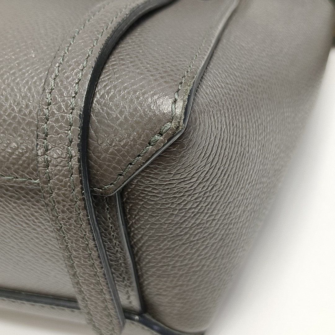 BELT PICO Calfskin Gray