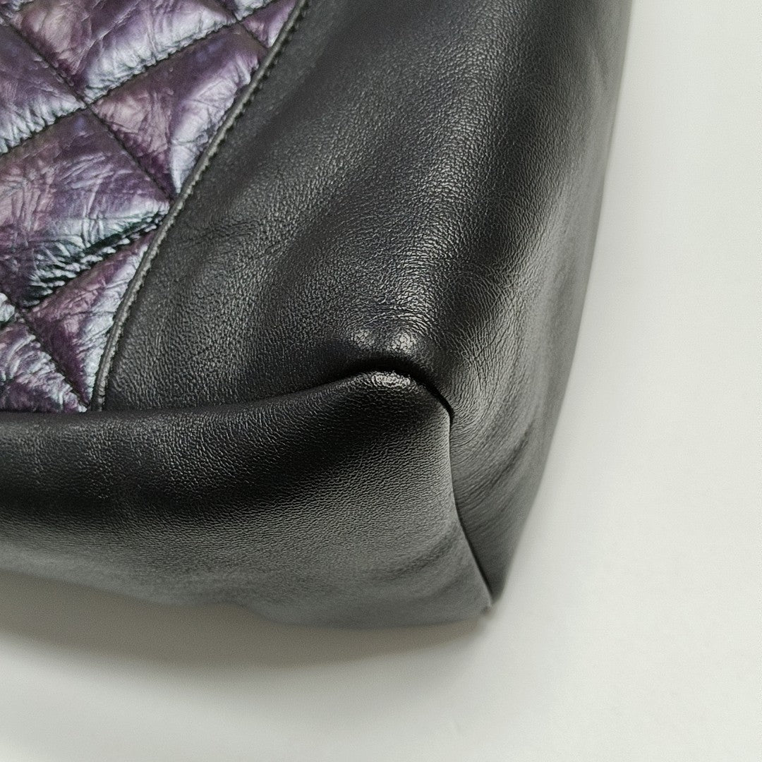 CHANEL 31 Small Quilted Calfskin Metallic