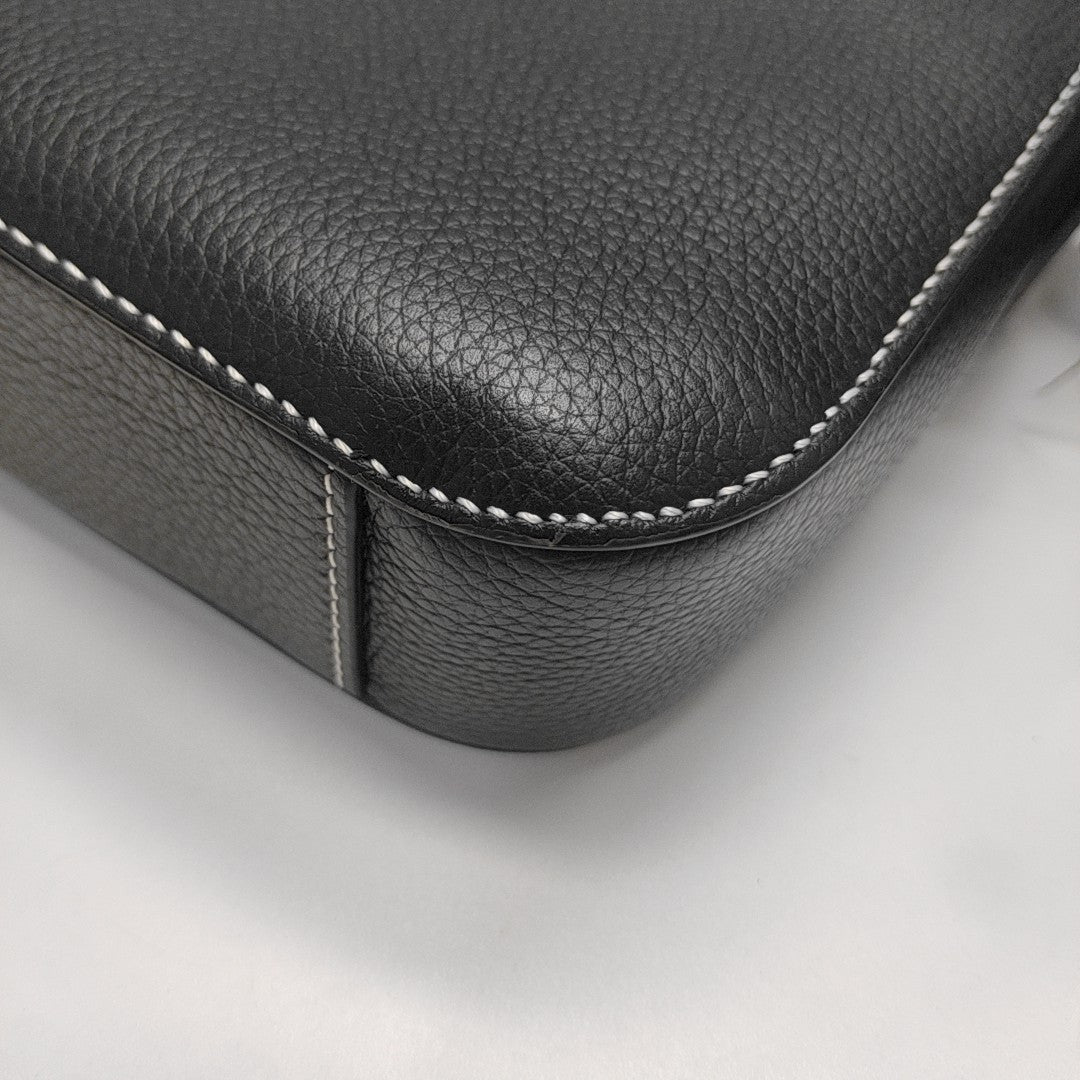 Saddle Small Calfskin Black
