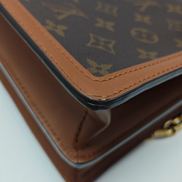 DAUPHINE MM Monogram Coated Canvas Brown