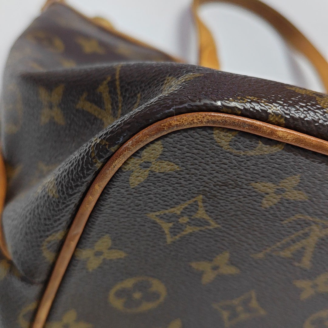 PALERMO PM Monogram Coated Canvas Brown