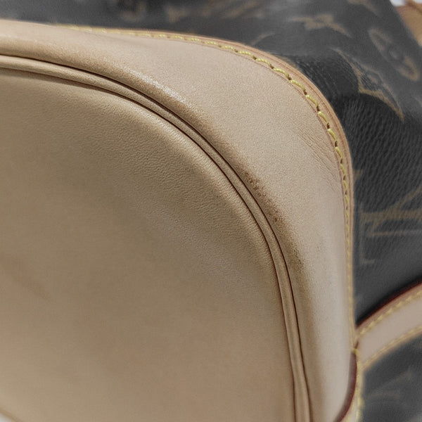 NOÉ MM Monogram Coated Canvas Brown