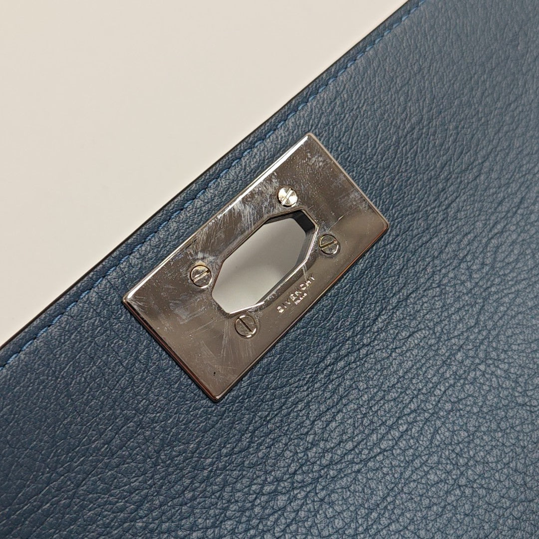 Calfskin Clutch Blue