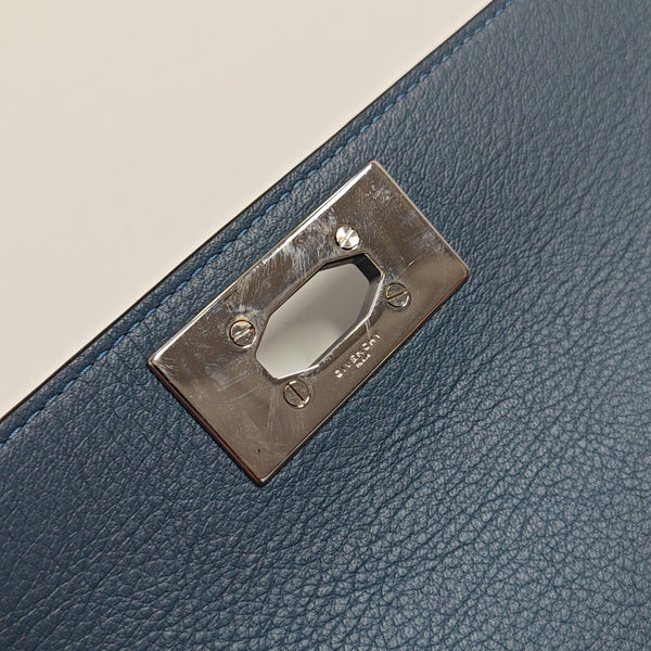 Calfskin Clutch Blue