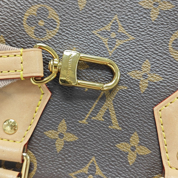 SPEEDY 20 Monogram Coated Canvas Brown