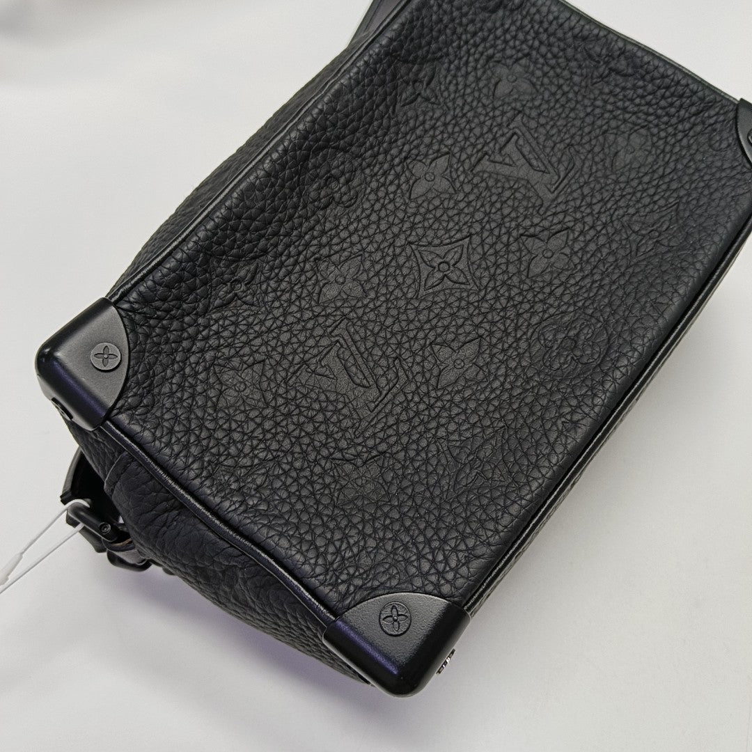 SOFT TRUNK Mini Monogram Calfskin Black